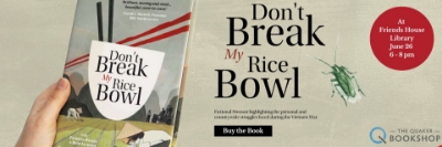 JUNE 26 - DON'T BREAK MY RICE BOWL BOOK LAUNCH